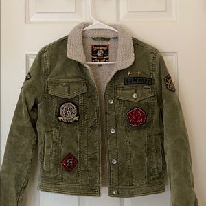Superdry Green Denim Jacket